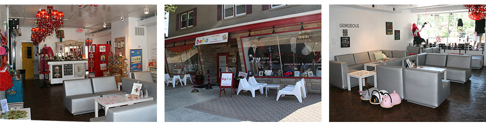 Photos of the cafe at bigg